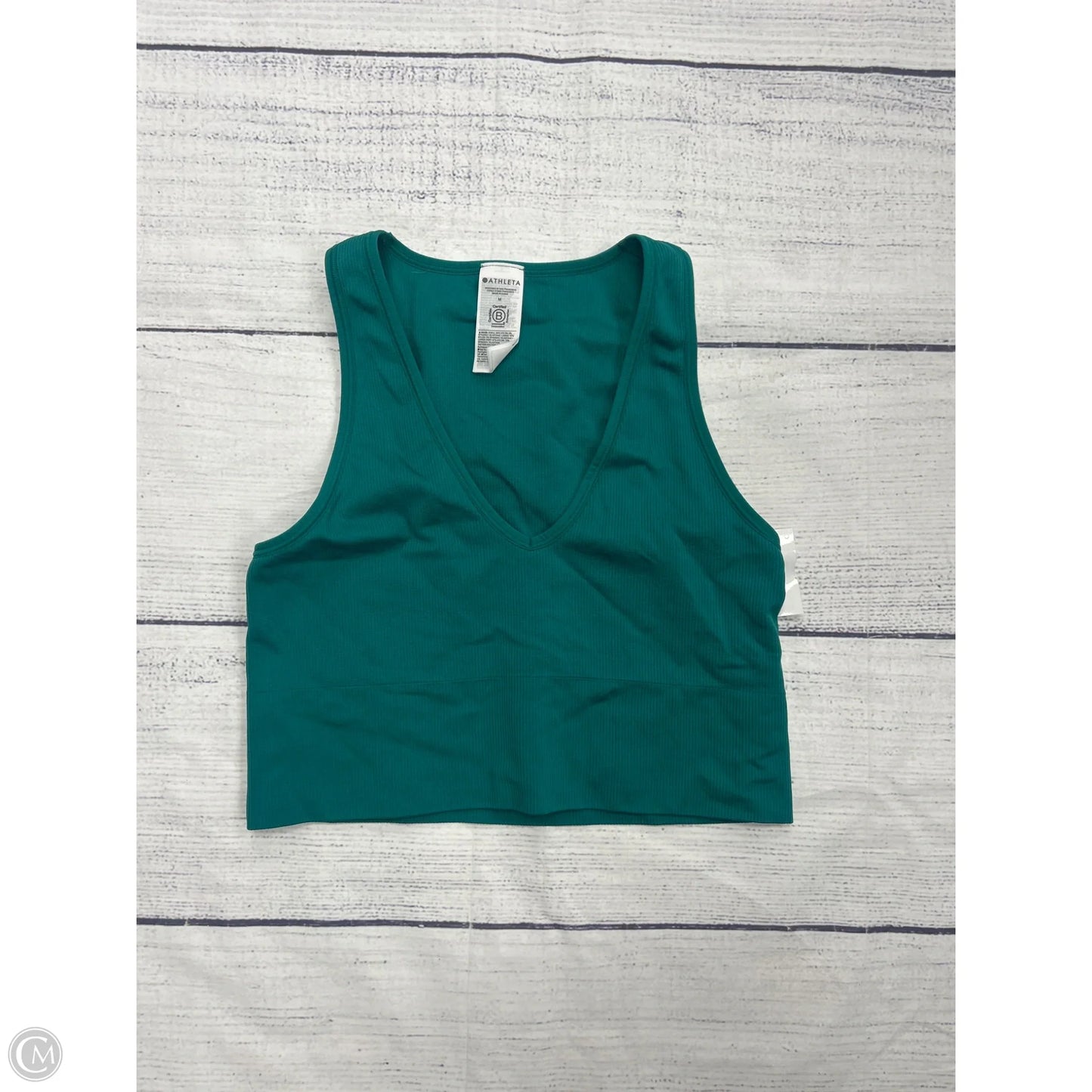 Athletic Tank Top By Athleta In Green, Size: M