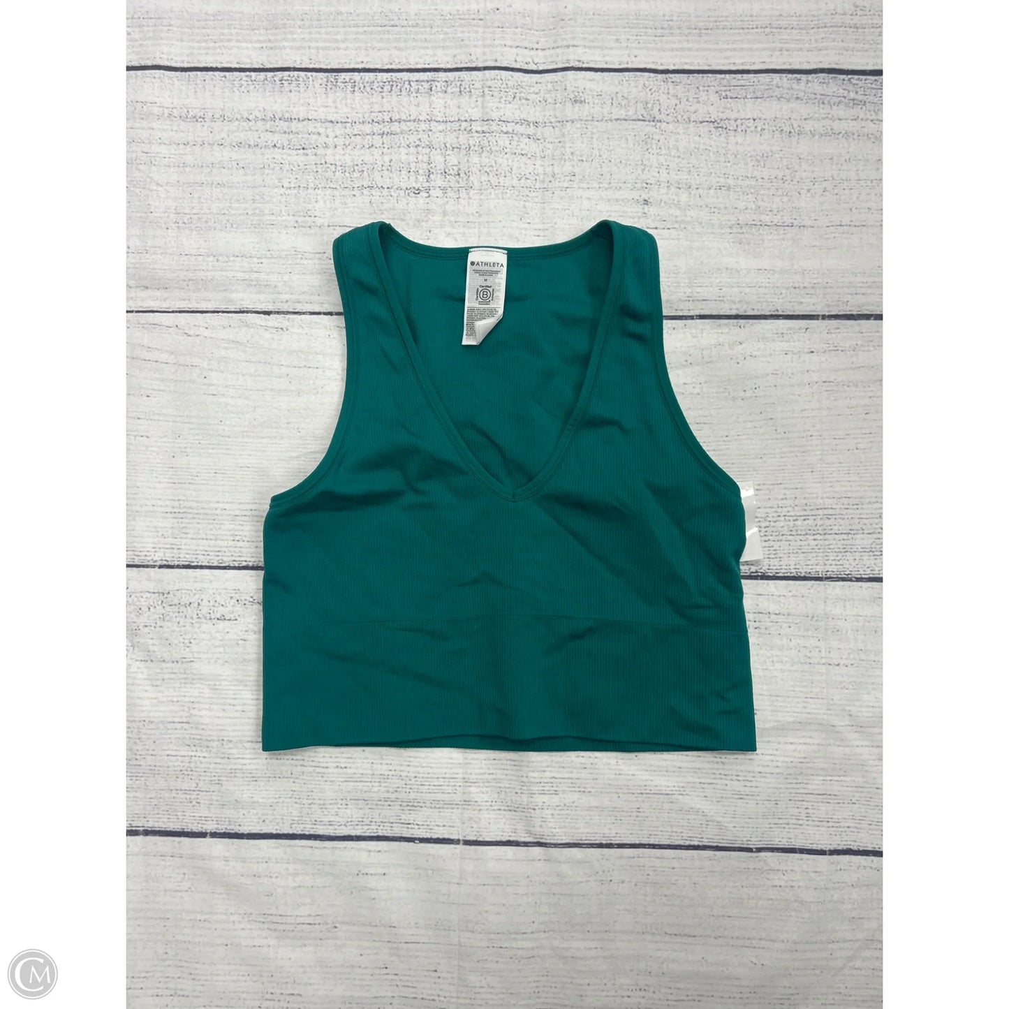 Athletic Tank Top By Athleta In Green, Size: M