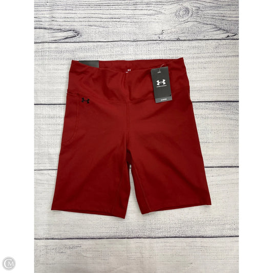 Athletic Shorts By Under Armour In Red, Size: L