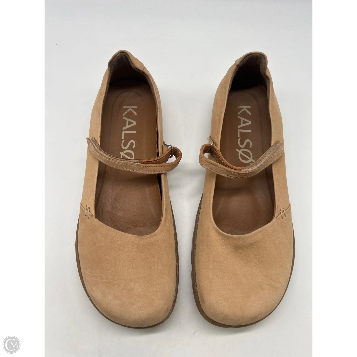 Shoes Flats By Clothes Mentor In Tan, Size: 10