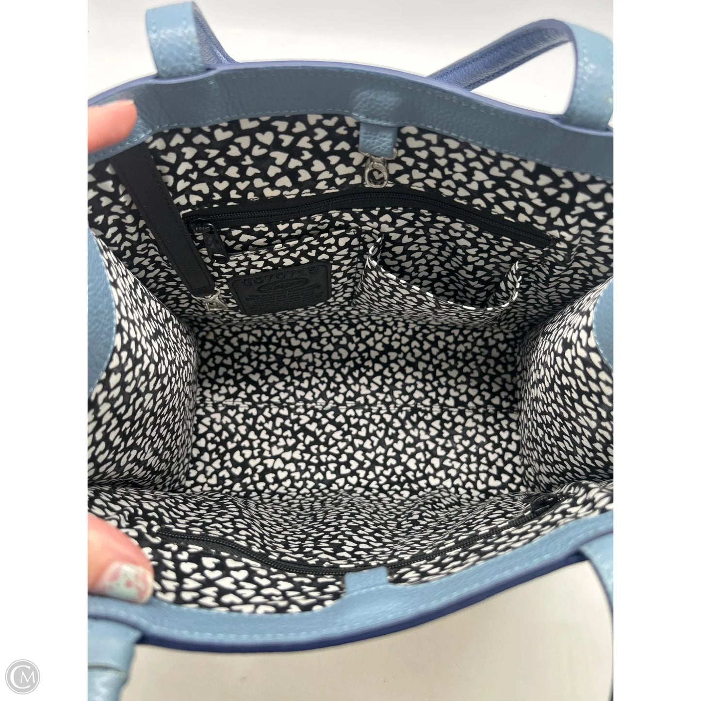 Handbag Leather By Brighton, Size: Medium