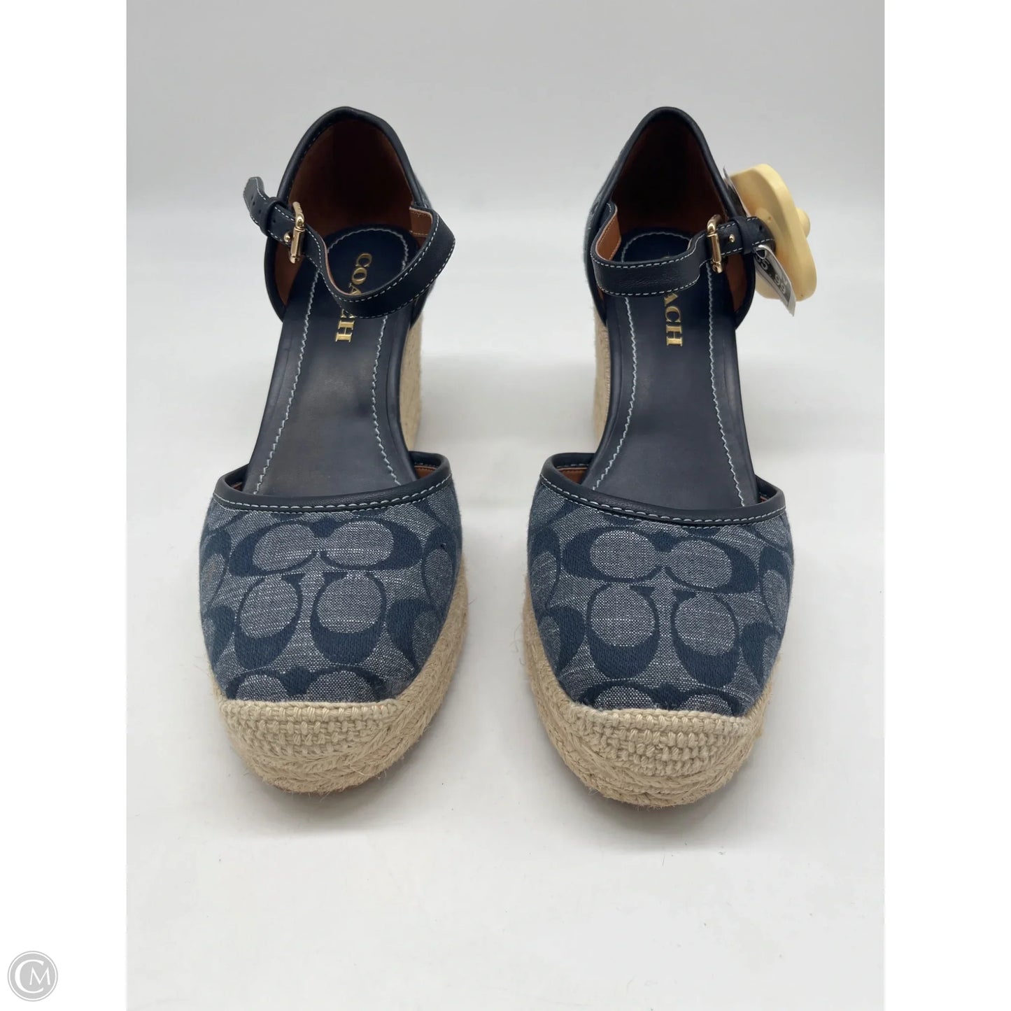 Shoes Designer By Coach In Blue, Size: 9.5