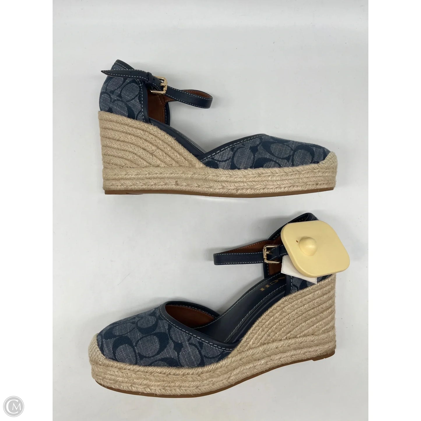 Shoes Designer By Coach In Blue, Size: 9.5