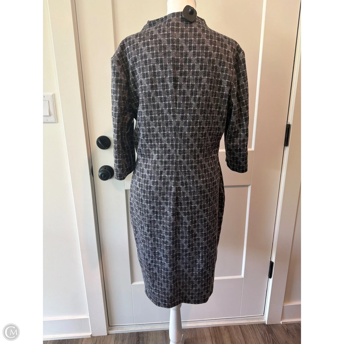Dress Work By Connected Apparel In Grey, Size: 14p