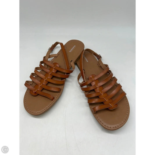 Sandals Flats By Sonoma In Brown, Size: 11