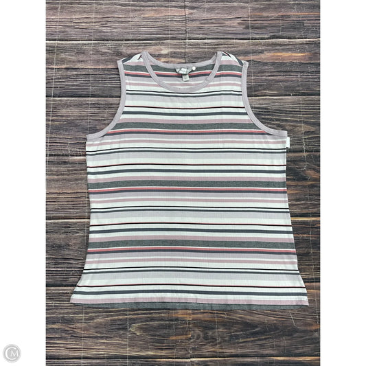 Tank Top By Cj Banks In Striped Pattern, Size: 3x