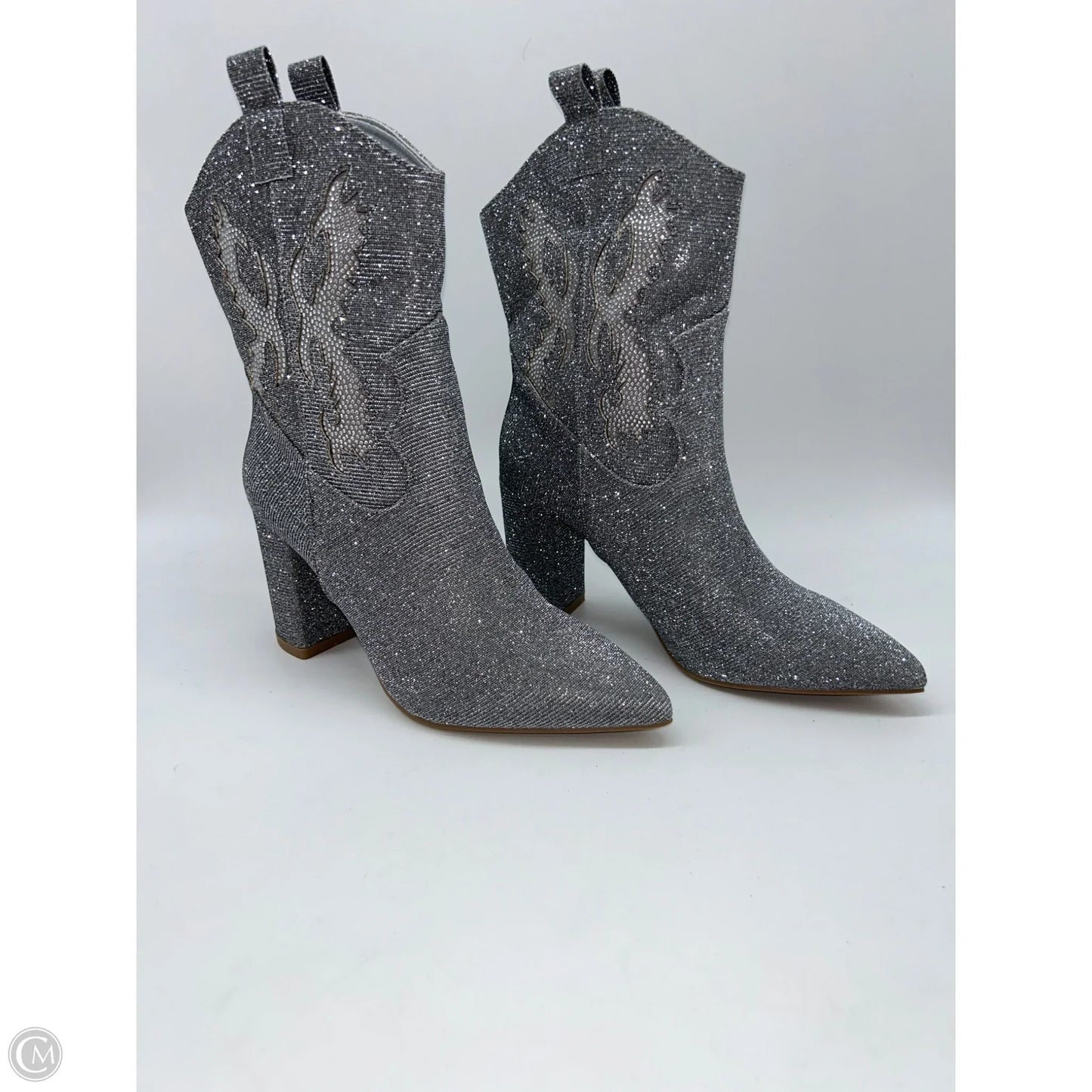 Boots Western By Mia In Silver, Size: 7