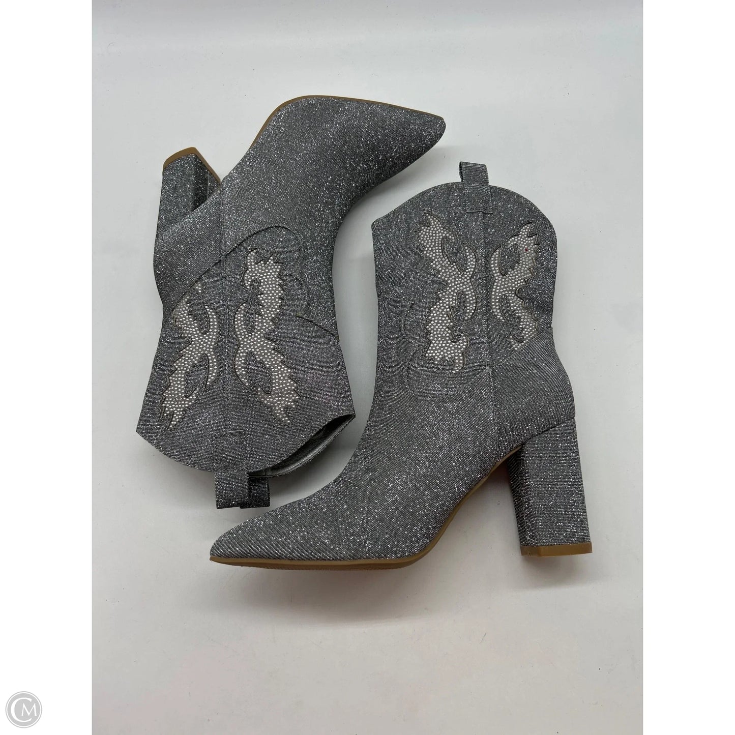Boots Western By Mia In Silver, Size: 7
