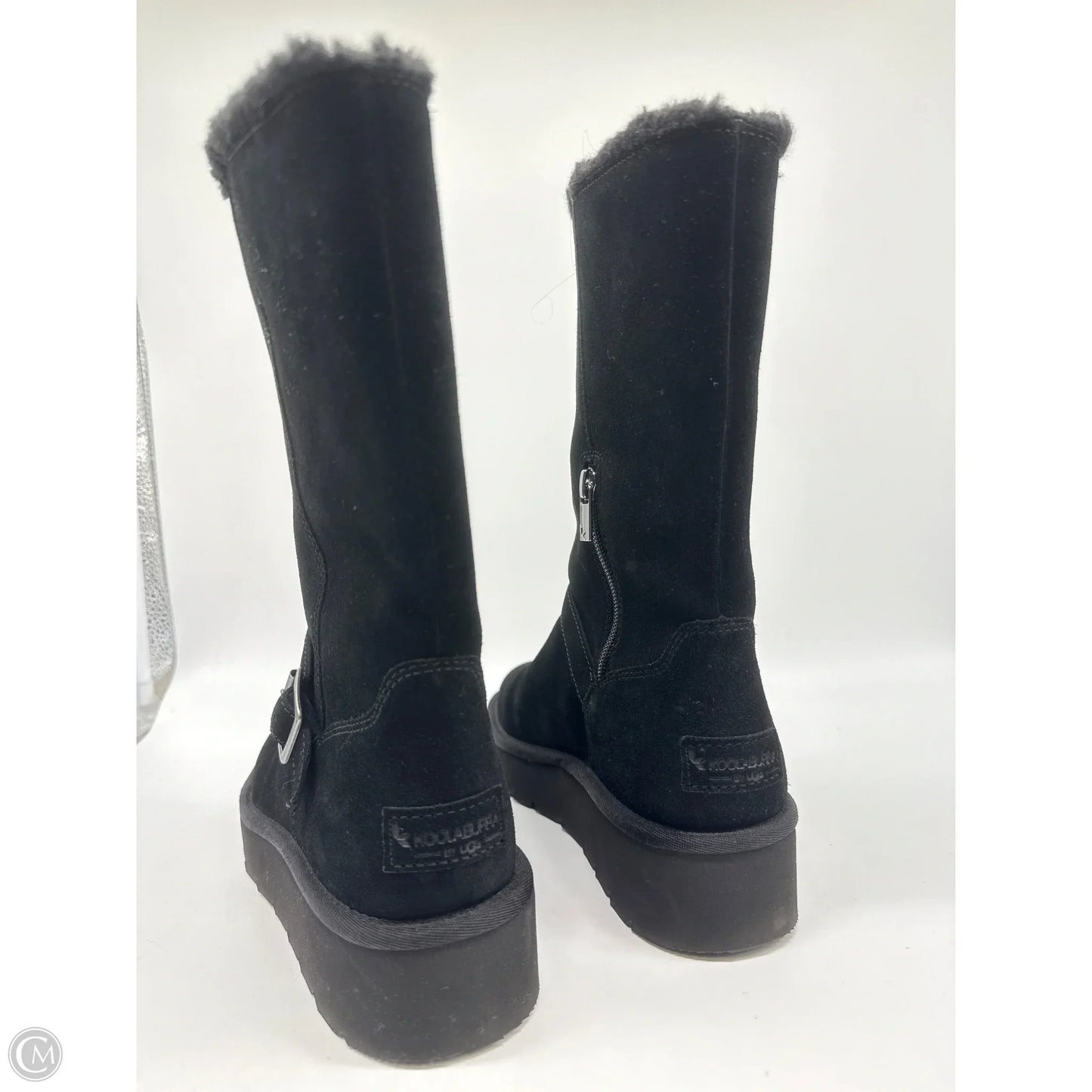 Boots Mid-calf Flats By Koolaburra By Ugg In Black, Size: 7