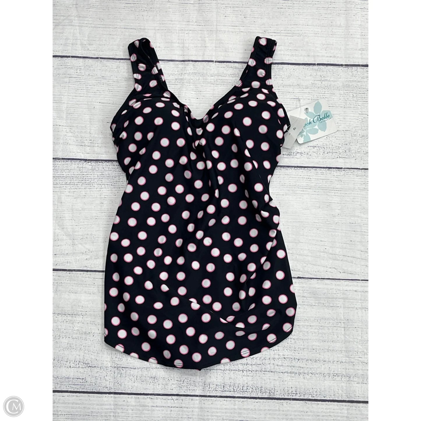 Swimsuit By Clothes Mentor In Polkadot Pattern, Size: 10