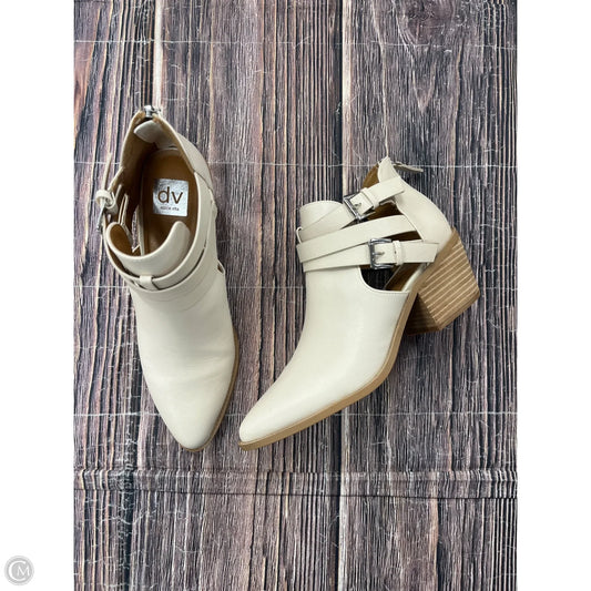 Boots Ankle Heels By Dolce Vita In Cream, Size: 10