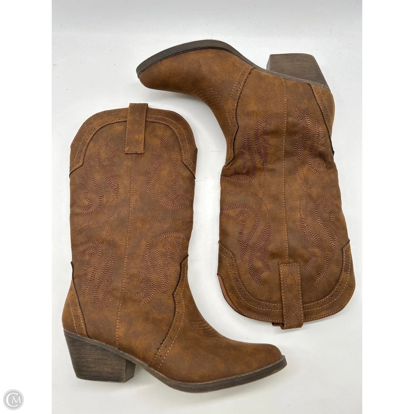 Boots Western By Sugar In Brown, Size: 7.5