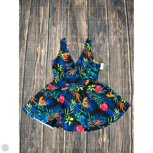 Swimsuit Top By Clothes Mentor In Multi-colored, Size: 3x