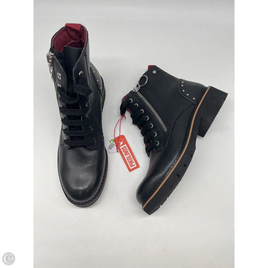 Boots Combat By Pikolinos In Black, Size: 7.5