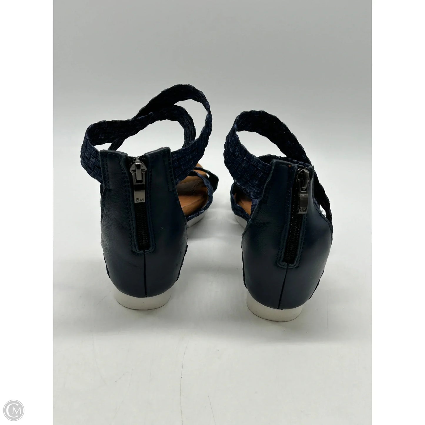 Sandals Heels Wedge By Bernie Mev In Blue, Size: 8.5