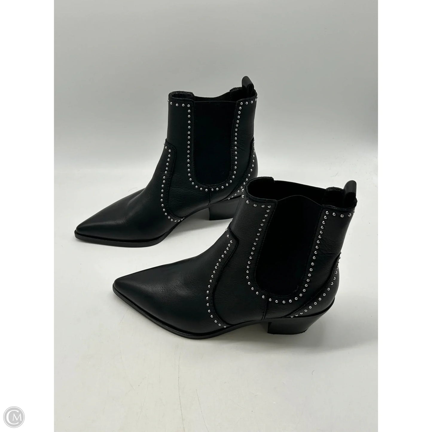 Boots Ankle Heels By Paige In Black, Size: 7