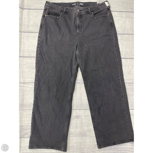 Jeans Wide Leg By Old Navy In Black Denim, Size: 18