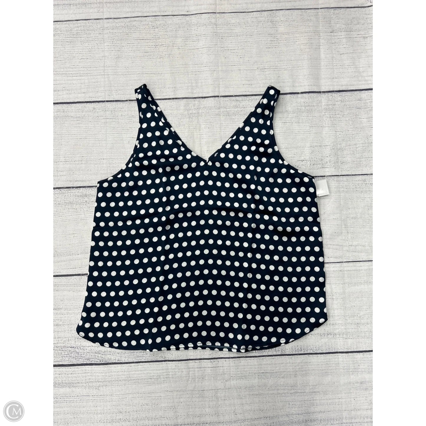 Tank Top By Loft In Polkadot Pattern, Size: M