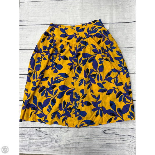 Skirt Midi By Liz Claiborne In Yellow, Size: 10