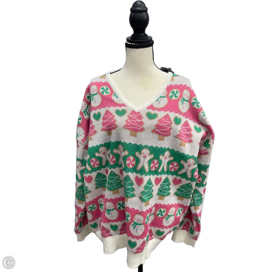 Sweater By Dear Scarlett In Multi-colored, Size: 1x