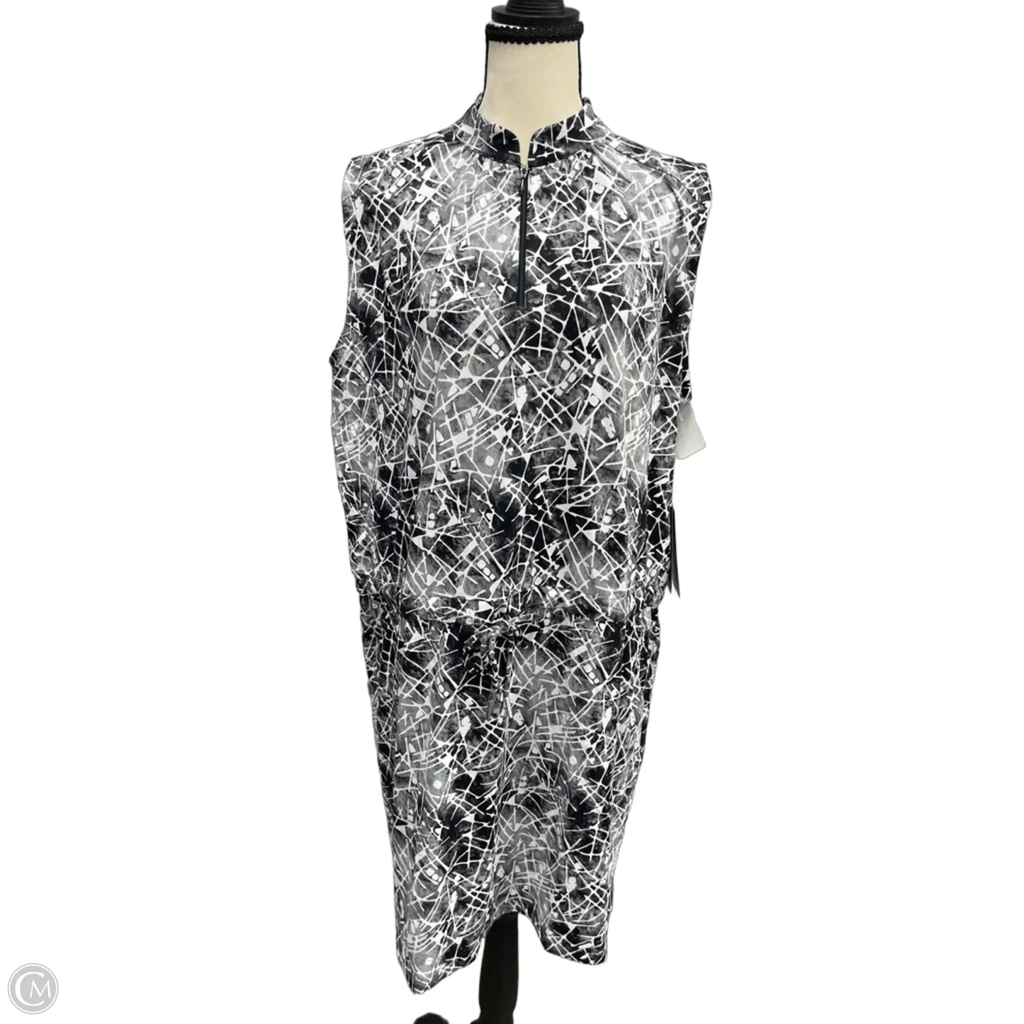 Athletic Dress By Ibkul In Grey, Size: Xl
