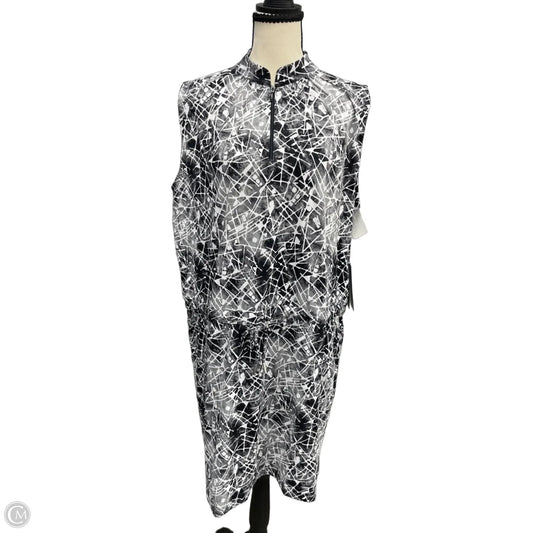 Athletic Dress By Ibkul In Grey, Size: Xl