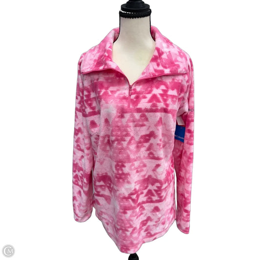 Sweatshirt Collar By Columbia In Pink, Size: 1x