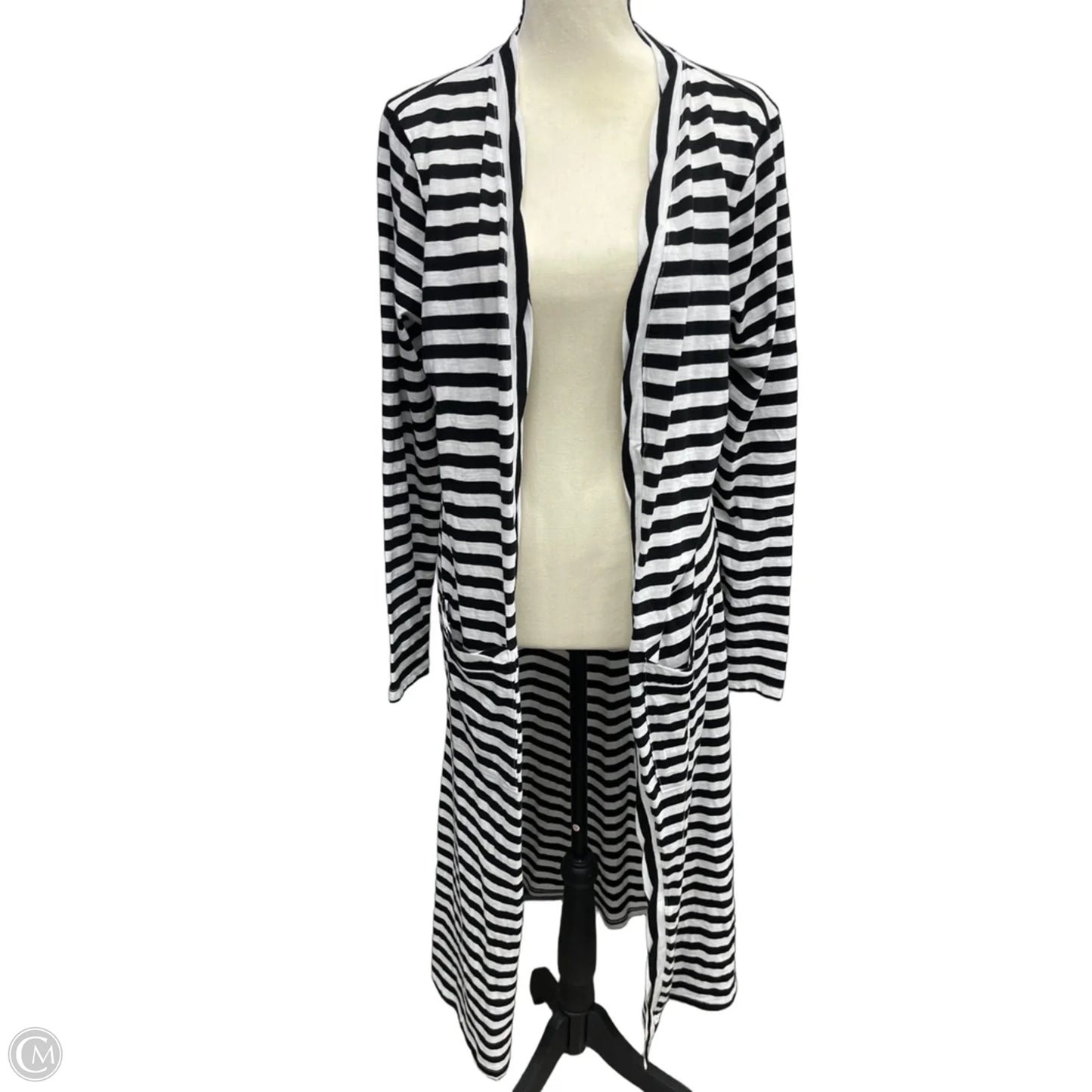 Cardigan Designer By Jason Wu In Black & White, Size: S