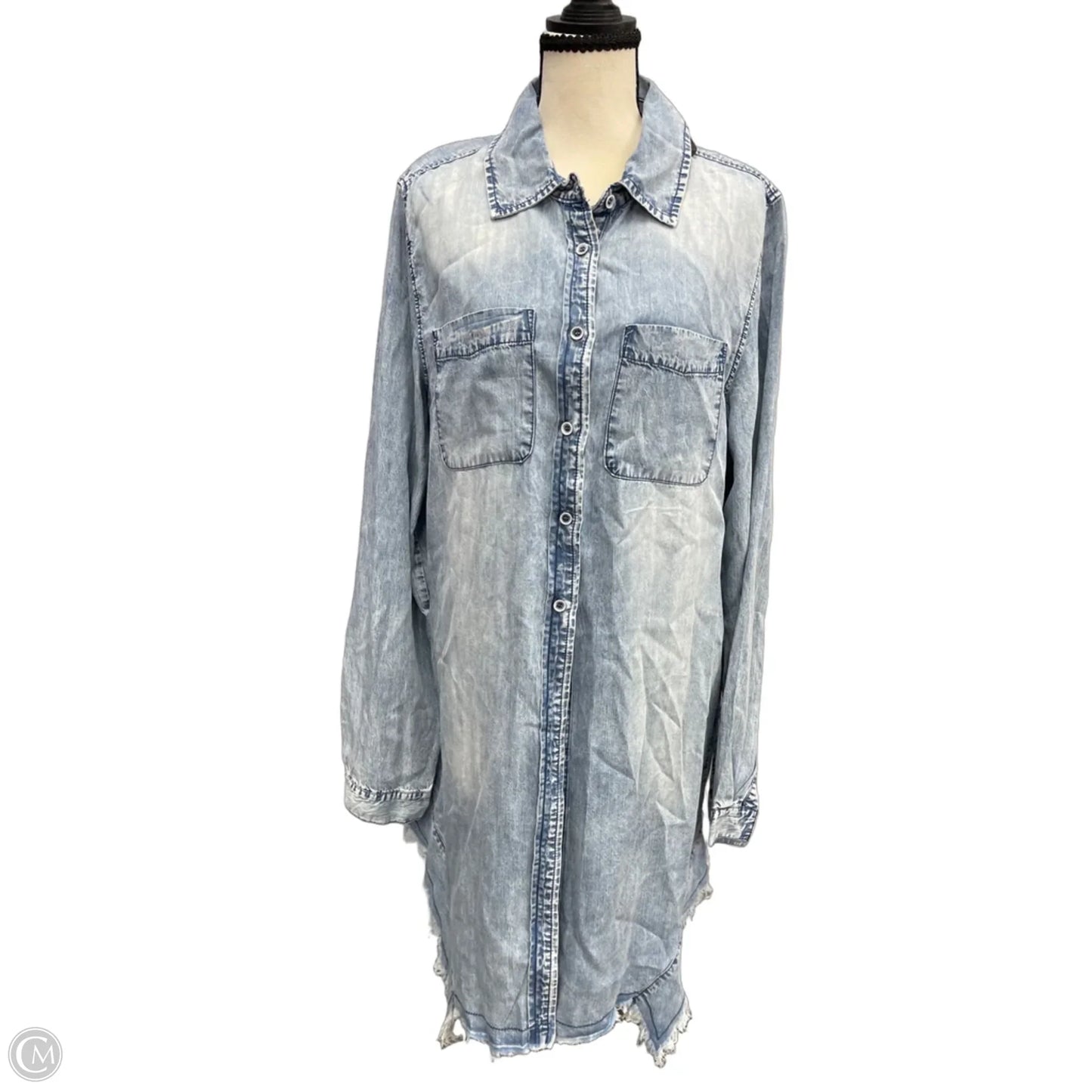 Dress Casual Short By Heyson In Blue, Size: 1x
