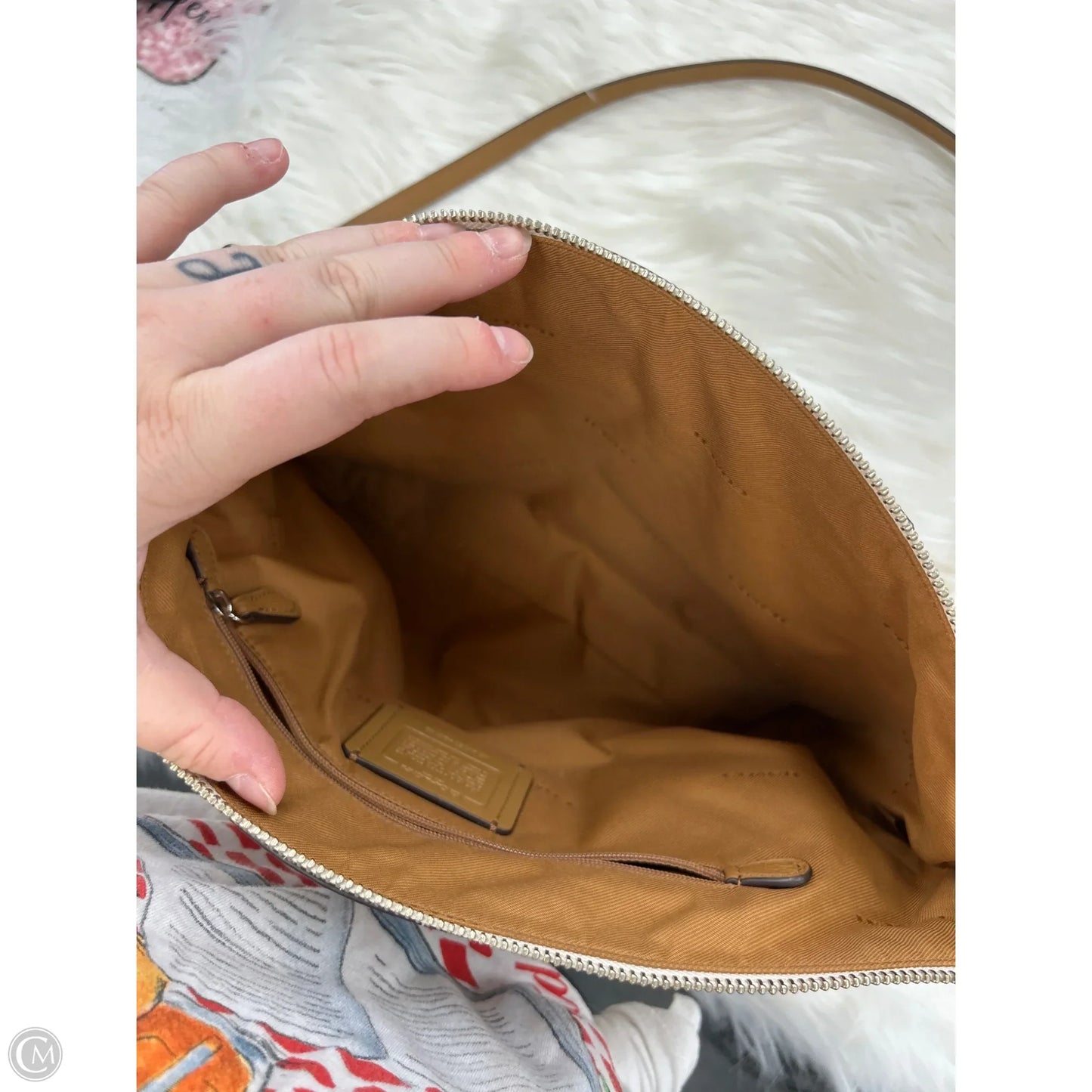 Handbag Designer By Coach, Size: Medium