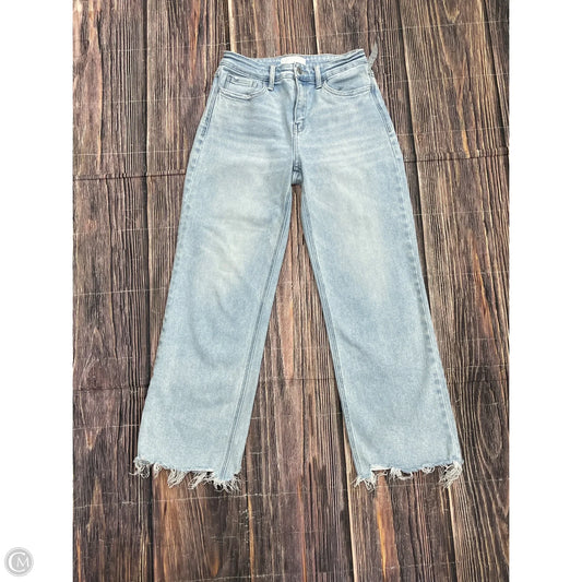 Jeans Straight By Vervet In Blue Denim, Size: 4
