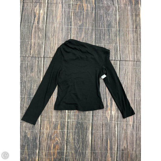 Top Long Sleeve By A New Day In Black, Size: M