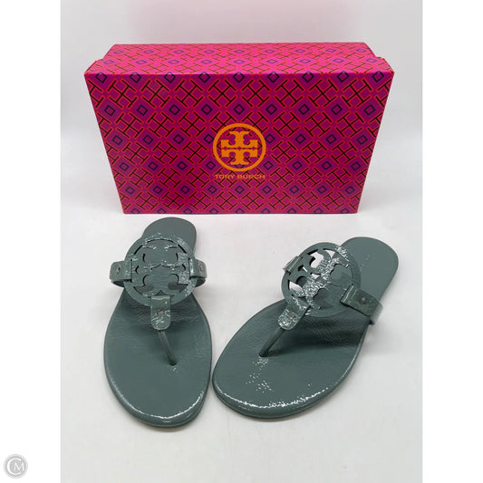 Sandals Designer By Tory Burch In Green, Size: 7