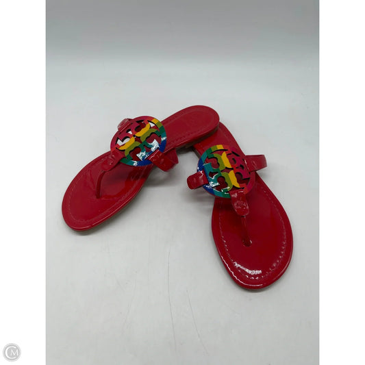 Sandals Designer By Tory Burch In Red, Size: 7.5