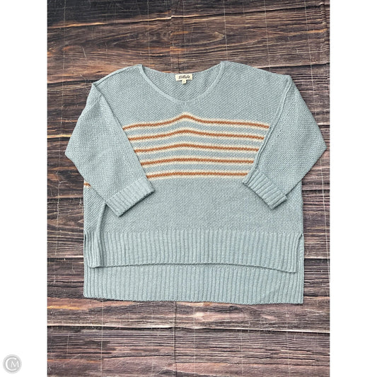 Sweater Short Sleeve By Listicle In Blue, Size: S