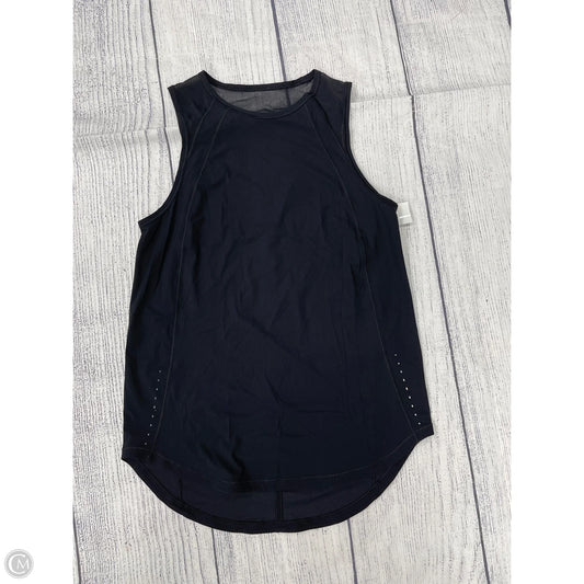 Athletic Tank Top By Lululemon In Black, Size: 8