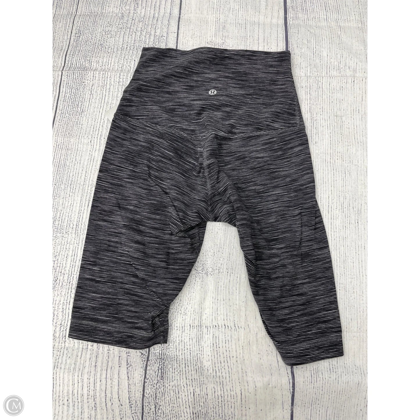 Athletic Shorts By Lululemon In Black & White, Size: 4