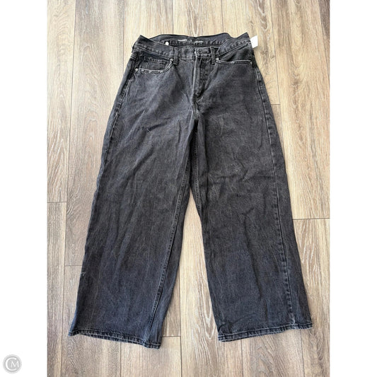 Jeans Wide Leg By Old Navy In Black, Size: 12p