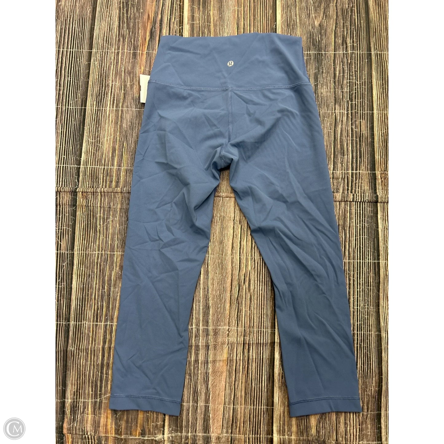 Athletic Capris By Lululemon In Blue, Size: 6