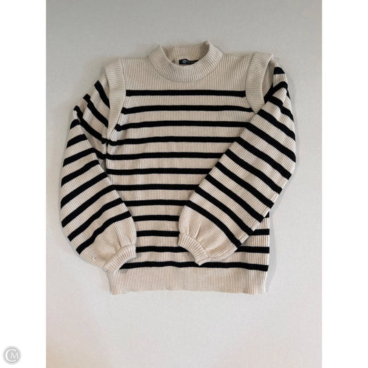 Sweater By Prettygarden In Black & Tan, Size: S