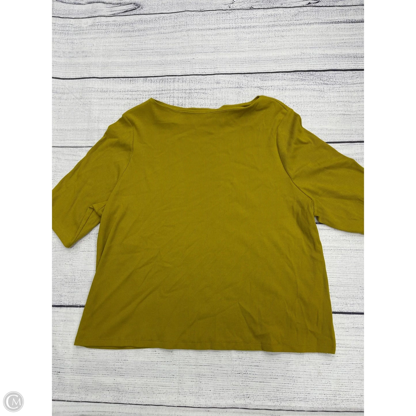 Top Long Sleeve By Ophelia Roe In Green, Size: 2x