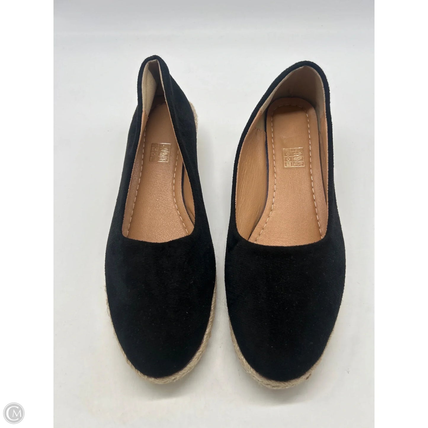 Shoes Heels Wedge By Clothes Mentor In Black, Size: 11