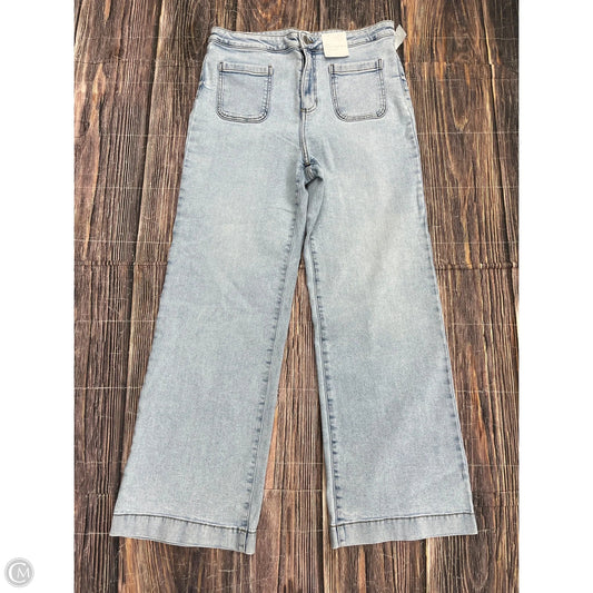 Jeans Wide Leg By Lc Lauren Conrad In Blue Denim, Size: 16