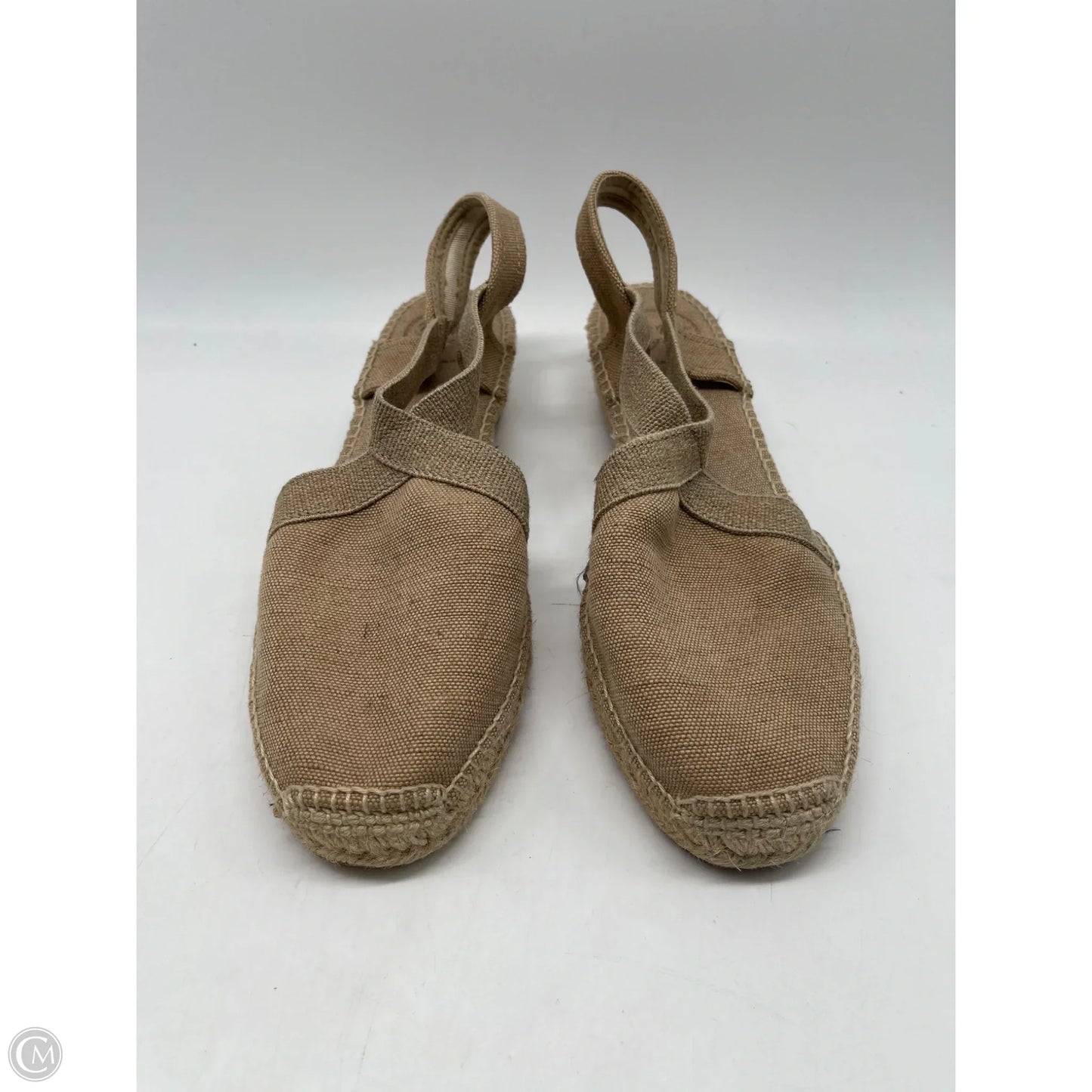 Shoes Heels Wedge By Clothes Mentor In Tan, Size: 10