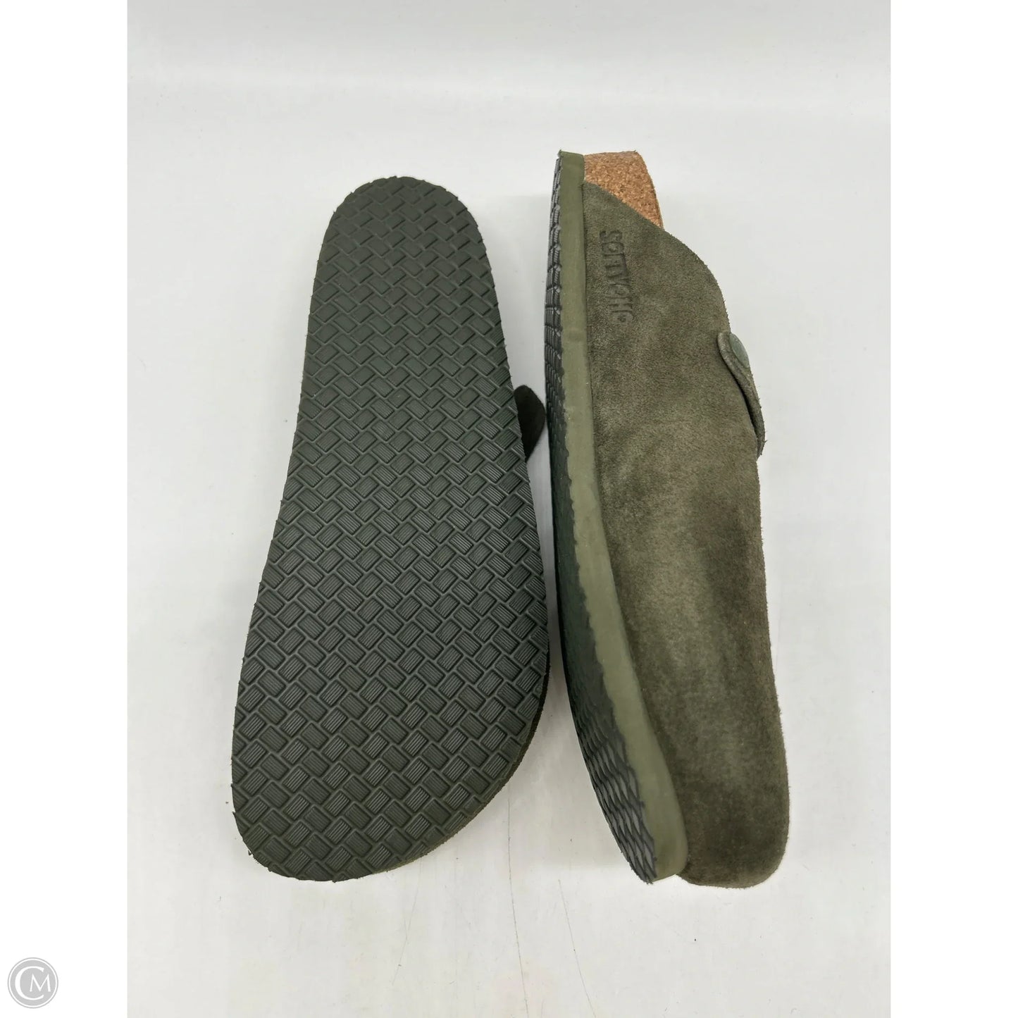 Shoes Flats By Clothes Mentor In Green, Size: 10.5