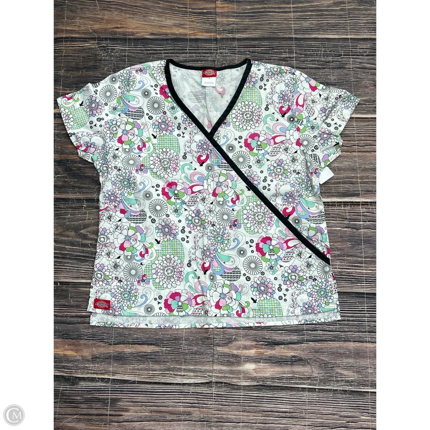 Top Short Sleeve By Dickies In White, Size: S