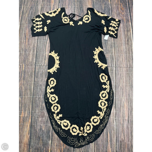 Dress Casual Maxi By Free People In Black, Size: L