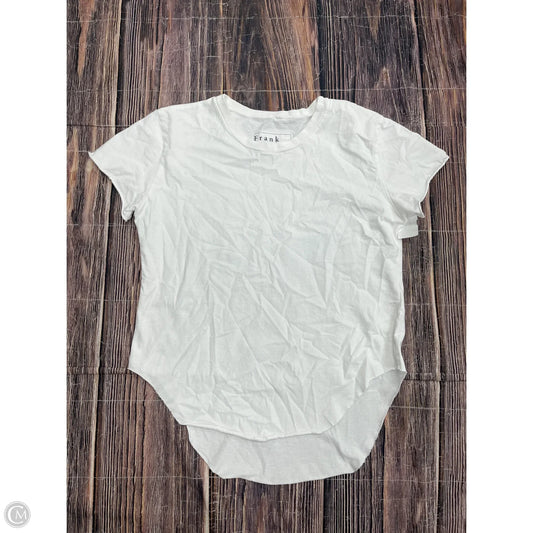 Top Short Sleeve Basic By Frank And Eileen In White, Size: M