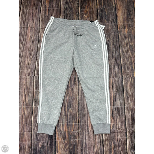 Pants Lounge By Adidas In Grey, Size: 2x