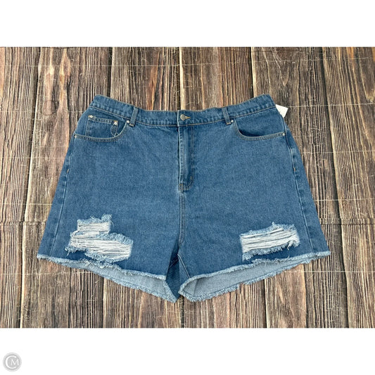 Shorts By Hayden La In Blue Denim, Size: 2x